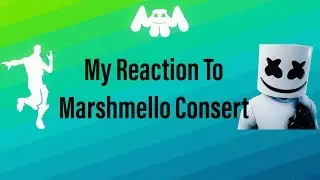 My Reaction To The Marshmellow Concert!