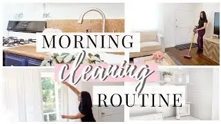 MORNING CLEANING ROUTINE | REALISTIC CLEAN WITH ME