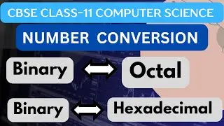 Binary to Octal Conversion | Octal to Binary | Binary to Hexadecimal | Hexadecimal to Binary