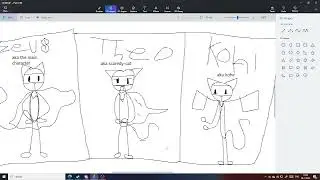 i doodlefied the main super zeus characters