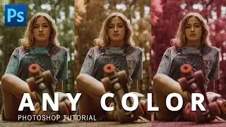 Trick To Change Leaf Color To ANY Color in Photoshop | Photoshop Tutorial