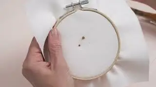 Broderie : point de nœud - vidéo tuto