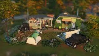 Teen Friends Trailers | Sims 4 Speed build | No cc / #sims4 #thesims4