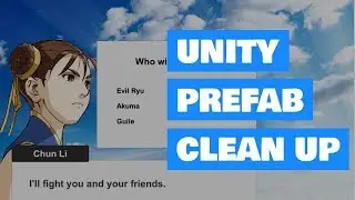 Unity Dialogue System: Cleaning up with prefabs