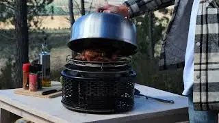 Cozy Holiday Roast in the Wild – A Romantic Outdoor Feast with the COBB Grill