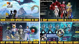 ✅ Bgmi 3.3 New Update | Bgmi Next X Suit | Next Mythic Forge Bgmi | A7 Royal Pass Bgmi Release Date