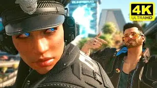 CYBERPUNK 2077 PHANTOM LIBERTY New Official Gameplay 17 Minutes (4K)