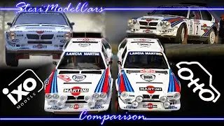OTTO vs IXO vs REAL CAR - Lancia Delta S4  comparison / difference / review - 1:18 1/18 modelcars