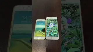 iPhone 6 on iOS 10 vs iPhone 7 Plus on iOS 15 boot up test 