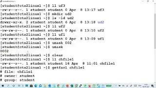 Linux CMD part14 getfacl n setfacl