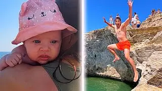 DOROTHEEA pentru PRIMA DATĂ la MARE😱/ VACANȚA Noastră din GRECIA partea întâi