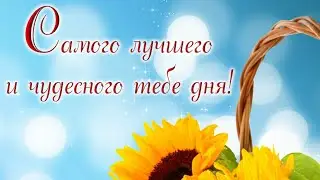 ДОБРОГО ТЕБЕ ДНЯ И ОТЛИЧНОГО НАСТРОЕНИЯ🥰🥰🥰🥰КРАСИВОЕ МУЗЫКАЛЬНОЕ ВИДЕО ПОЖЕЛАНИЕ ДЛЯ ТЕБЯ🥰🥰🥰😚☺😗😘