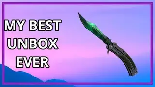 CSGO Butterfly Knife Gamma Doppler Unboxing (My best Knife Ever)