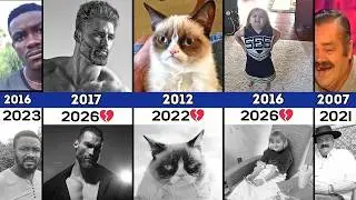 Comparison of EVERY Legendary Meme Hero (Then vs Now) 😥💔- Part 8