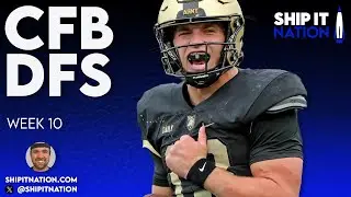CFB DFS - WEEK 10 | November 2, 2024 | DraftKings DFS Picks, Plays and Process