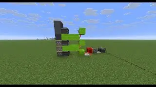 Automatic redstone opening system for 3 blocks high gate! Minecraft 1.21.11 java