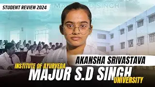🔥Best BAMS Private College in UP | Institute Of Ayurveda Major S.D. Singh University #bamscollege