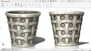 Master SolidWorks | Create Stunning 'Overlapping Flower Pot' Design | Tips For Your CAD Skills!