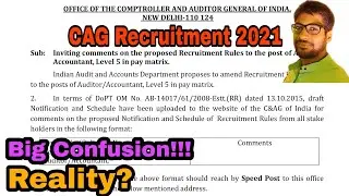 Reality? CAG Recruitment 2021 How to apply? Auditor and Accountant Vacancy 2021 Notification