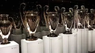 Madrid - Sala trofei Champios League del Real Madrid
