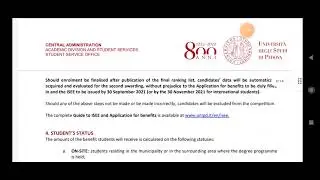 Veneto Region Scholarship 2021/2022 || 5264€/ Year || Deadlines ?? How To Apply ||