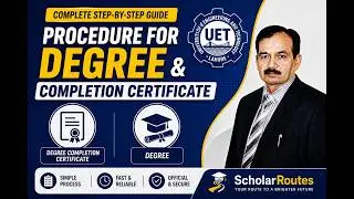 Procedure for Degree and Degree Completion Certificate