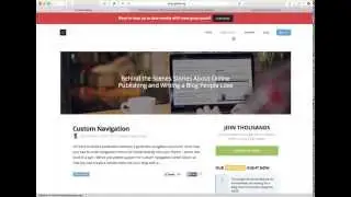Create a Blog - The Developer's Way