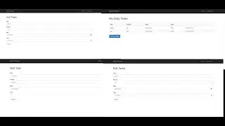 Daily Planning Crud Operation in HTML CSS and JS