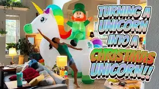 Can you Convert Non-Christmas Inflatables into MEGA CHRISTMAS INFLATABLES?! (YES, YES YOU CAN)