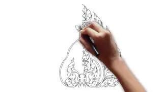 Draw Khmer Ornament - Kbarch Angkor