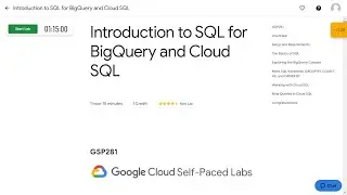 Introduction to SQL for BigQuery and Cloud SQL
