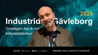 Intervju med Mattias Ringström under Industridag Gävleborg 2026