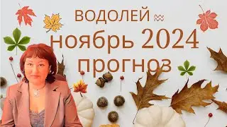 ВОДОЛЕЙ ♒️ ГОРОСКОП НА НОЯБРЬ 2024 ГОД.