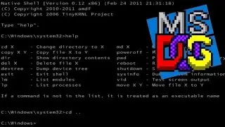 Command-line mode for Windows 11.