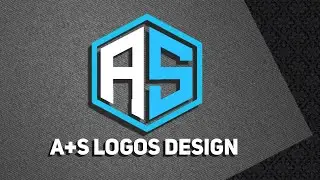AS logo design tutorial in pixellab 2020