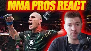 MMA Pros React 😲 Alex Pereira KO's 💥Jiri Prochazka 👊 UFC 295