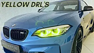BMW M2: YELLOW DRL's