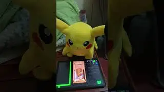 pikachu watching me play Fallout Shelter