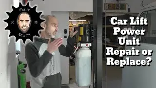 Troubleshoot and Replace Hydraulic Lift Power Unit / AC Motor #vevor