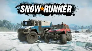 SnowRunner Дополнительные тесты Burlak 6x6 и YAR 87