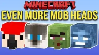 Minecraft 1.12 Even More Mob Heads (Custom Loot Tables)