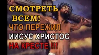 Смотреть всем! Что пережил Иисус Христос на кресте!! 👇