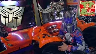 Трансформер Оптимус Прайм. Игорек и Богдан в Детском Игровом Центре. Игровые Автоматы для детей