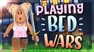 Playing ROBLOX BEDWARS!