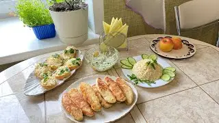 Сегодня такая идея на обед. И салат, и намазка на хлеб, быстро и очень вкусно.