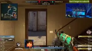МАССТЕР КЛАСС от ДОСИ гранатой |Gambit vs Immortals || PGL Major Krakow 2017 || Bo 3 GRAND FINAL