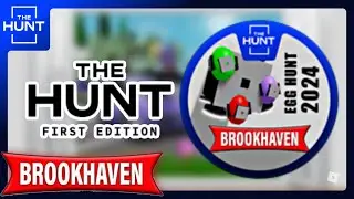 How To Get ROBLOX THE HUNT BROOKHAVEN 🏡RP Badge | EGG HUNT GUIDE 2024