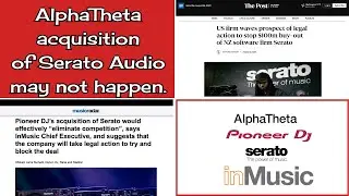 The AlphaTheta Acquisition Of Serato Audio May Not Happen.