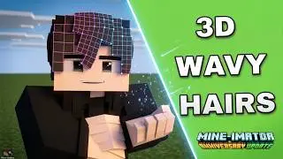 Make Professional 3D Wavy Hair in Modelbench | Mine-imator Hair Tutorial