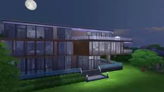 Whole day timelapse | The Cullen house from Twilight | The cover version made in the Sims 4